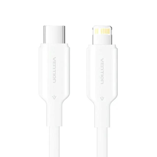 Kabel USB-C do Lightning 3A 480Mbps 1m biały