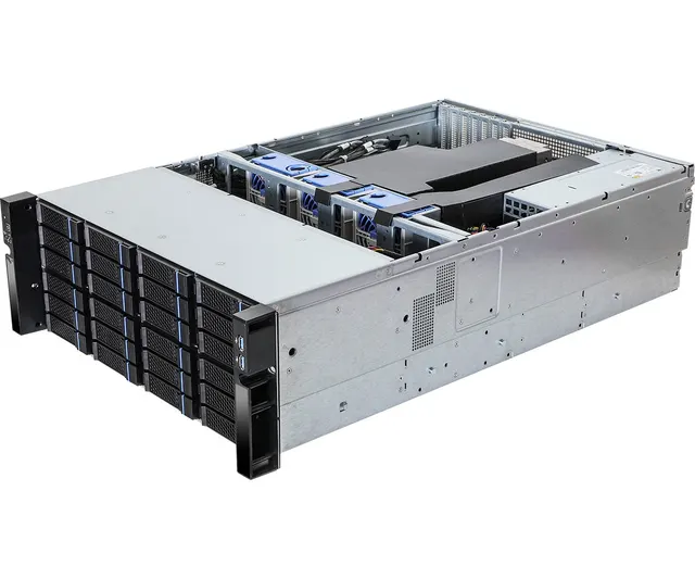 Platforma ASRock Rack (4U) AMD Epyc 7000 (36xLFF 2x10GbE Red. PSU IPMI)