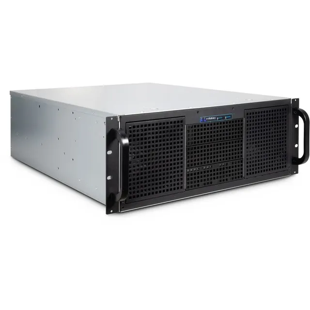 Inter-Tech 4U 40255 Rack Czarny Szary