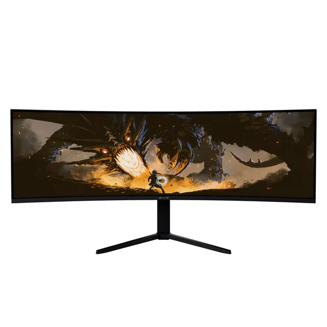 Arozzi Nova 49” Curved monitor komputerowy 124 5 cm (49 ) 5120 x 1440 px Dual QHD LED Czarny
