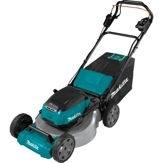 Makita DLM532PT4 kosiarka Kosiarka do trawnika typu push Bateria Czarny Niebieski