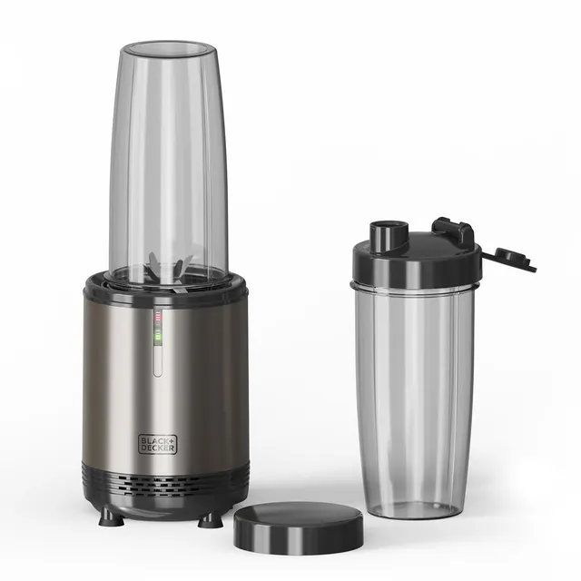Blender personalny Black+Decker BXJBA1203E, 1000W + 2 butelki + 2 zakrętki