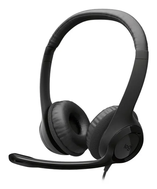 Logitech H390 USB Zestaw słuchawkowy Przewodowa Opaska na głowę Połączenia/muzyka USB Type-C Czarny