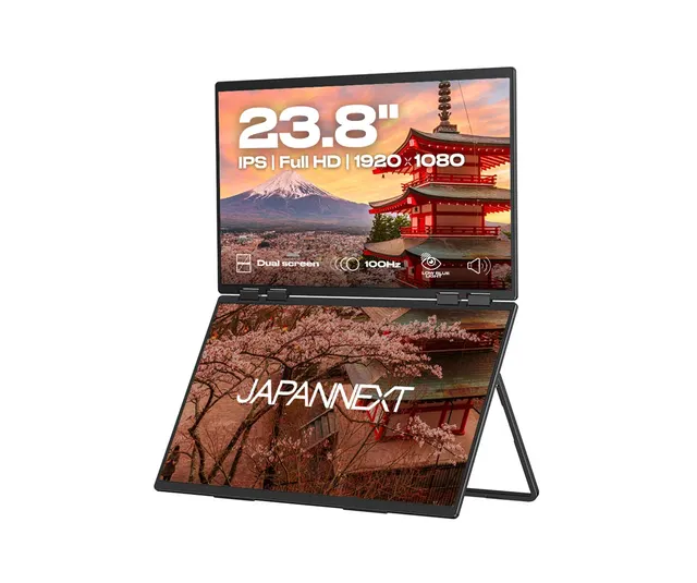 Podwójny monitor FHD JAPANNEXT 60 5 cm JN-DMD-IPS238F-C4