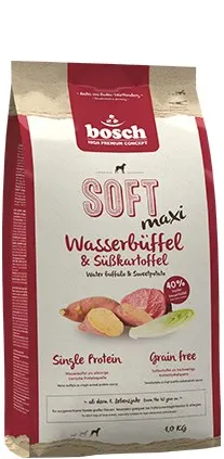 BOSCH SOFT MAXI Bawół Wodny Bataty - sucha karma dla psów - 12 5kg