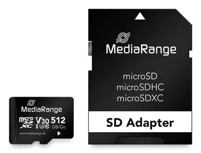 MediaRange MR947 pamięć flash 512 GB MicroSDXC UHS-I Klasa 10