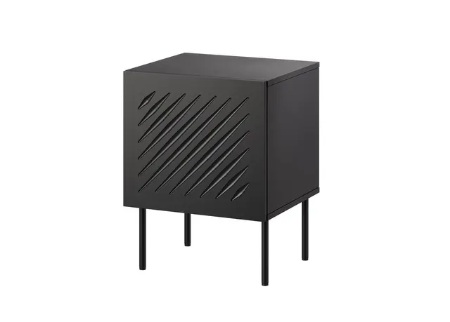Szafka nocna 2szt SIENA 44 5x40x59 czarny mat