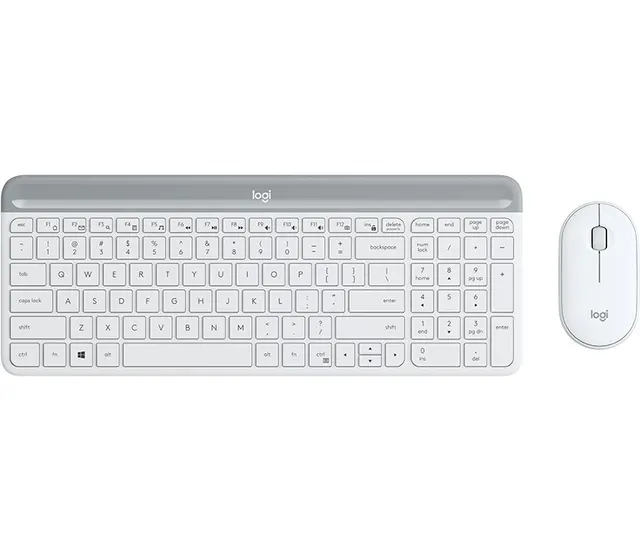 Klawiatura + mysz Logitech MK470 Biały