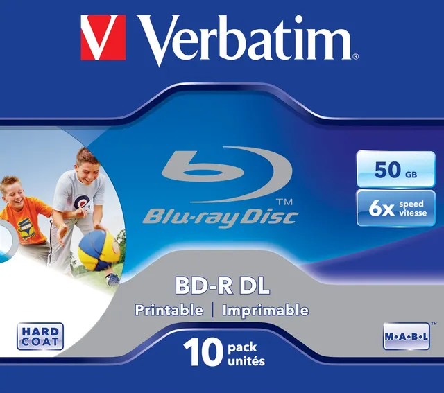 Płyta BluRay Verbatim BD-R 50GB 6x DLP/DL/IWP