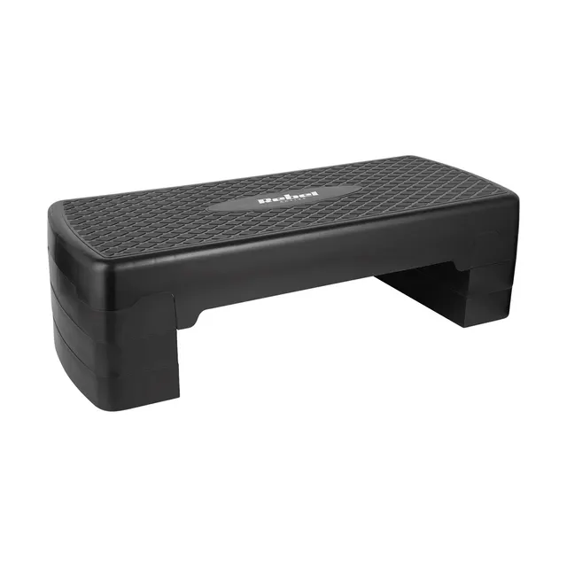 REBEL ACTIVE STEP DO AEROBIKU I ĆWICZEŃ FITNESS 3 STOPNIE 68 CM CZARNY RBA-3227-BK