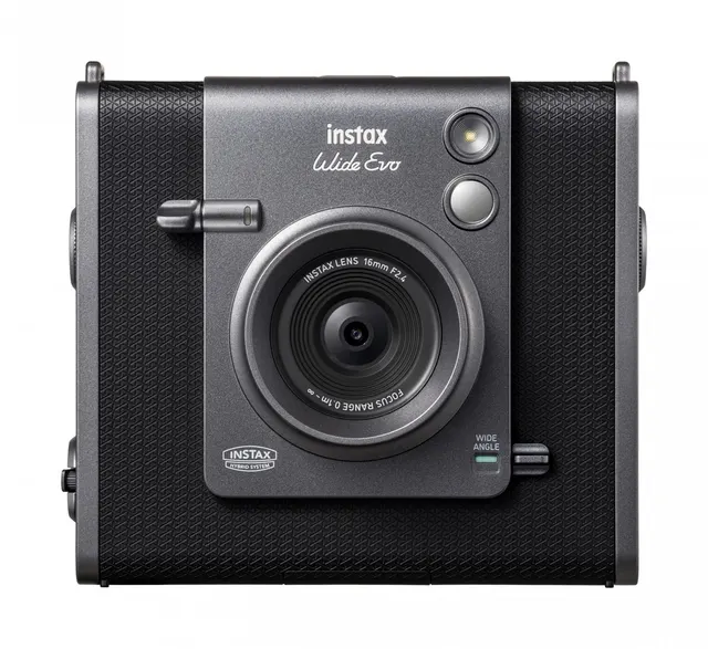 Hybrydowy aparat natychmiastowy FUJIFILM Instax WIDE Evo Black EX D CMOS Czarny