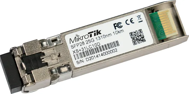 Moduł MikroTik XS+31LC10D, SFP/SFP+/SFP28, 1/10/25Gb/s SM 10km 1310nm