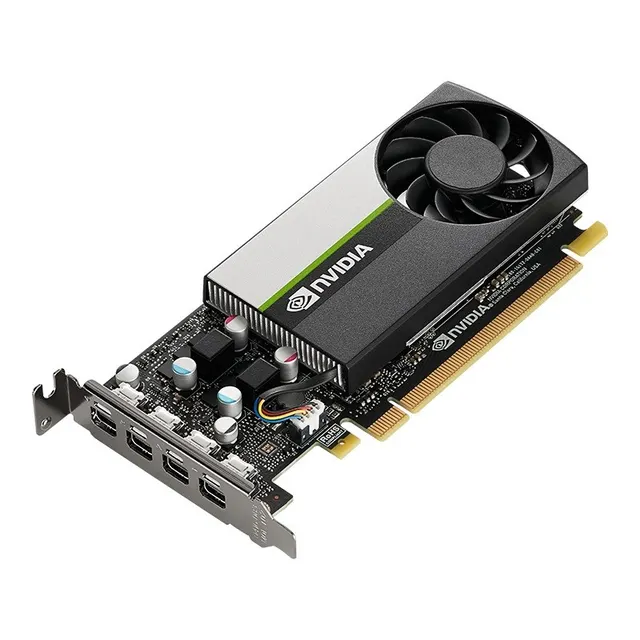 Karta graficzna PNY NVIDIA T1000 4GB GDDR6 4x DisplayPort PCI Express 3.0 LP - ATX bracket Small Box