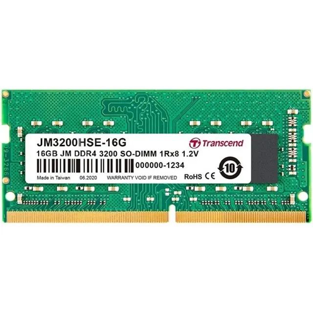 SO DDR4 16GB PC 3200 CL22 Transcend JetRam JM3200HSE-16G