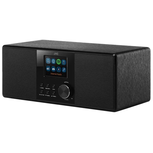 Radio internetowe JVC RA-E981B Wi-Fi Bluetooth DAB+ Czarne