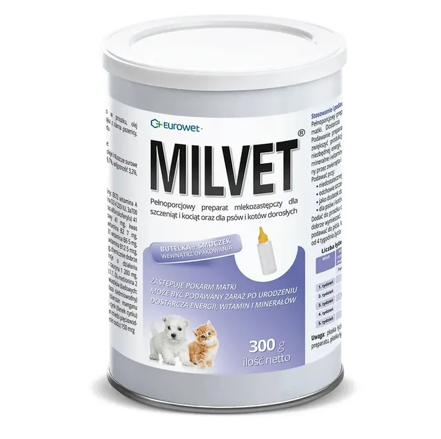 Eurowet Milvet Preparat mlekozastępczy 300g