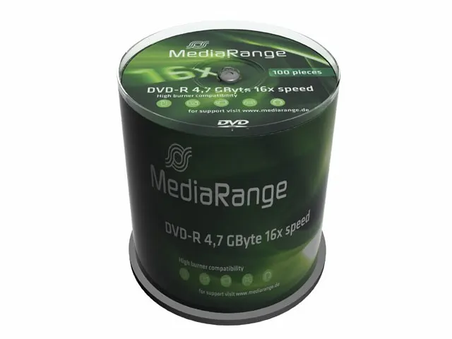 MediaRange MR442 płyta DVD 4 7 GB DVD-R 100 szt.