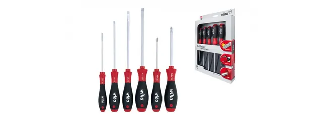 Zestaw wkrętaków softfinish płaski Phillips 6-częściowy