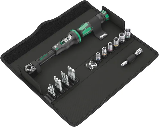 Klucz dynamometryczny Click-Torque 1/4'' 2.5-25NM 20 części