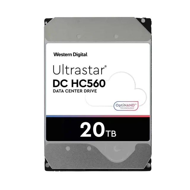 Dysk serwerowy HDD Western Digital Ultrastar DC HC560 WUH722020BLE6L4 (20 TB; 3.5 ; SATA)