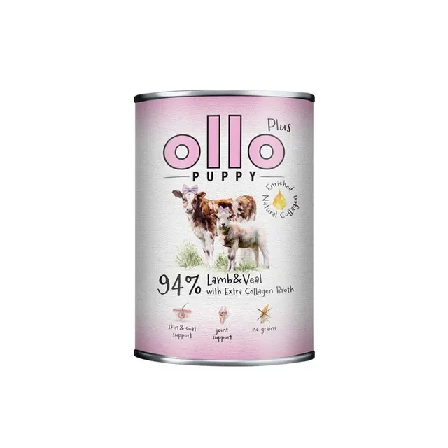 Ollo Plus Puppy Kolagen Jagnięciena i Cielęcina 400g