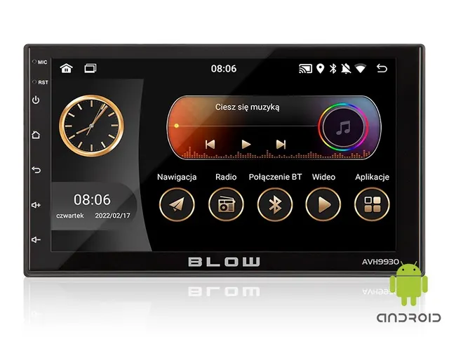 BLOW RADIO AVH-9930 2DIN 7 GPS ANDROID