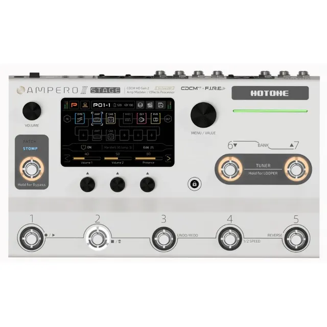 HOTONE AMPERO II STAGE MP-380 - Multiefekt gitarowy