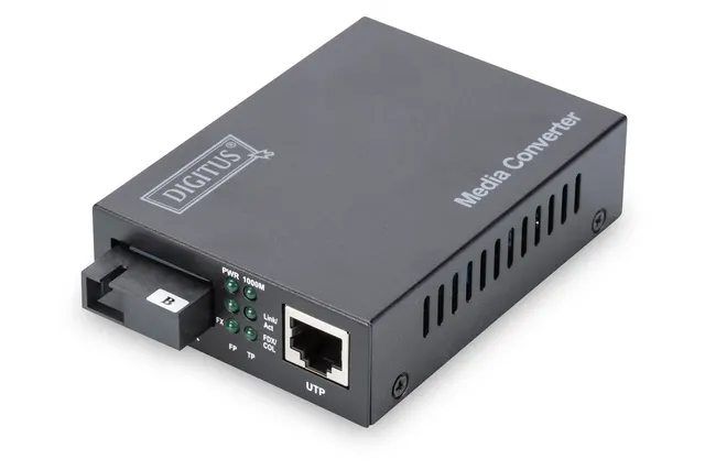 Digitus Dwukierunkowy gigabitowy konwerter mediów RJ45 / SC