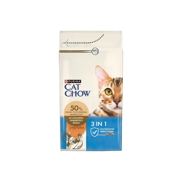 PURINA CAT CHOW Special Care 3in1 - sucha karma dla kota - 1 5 kg