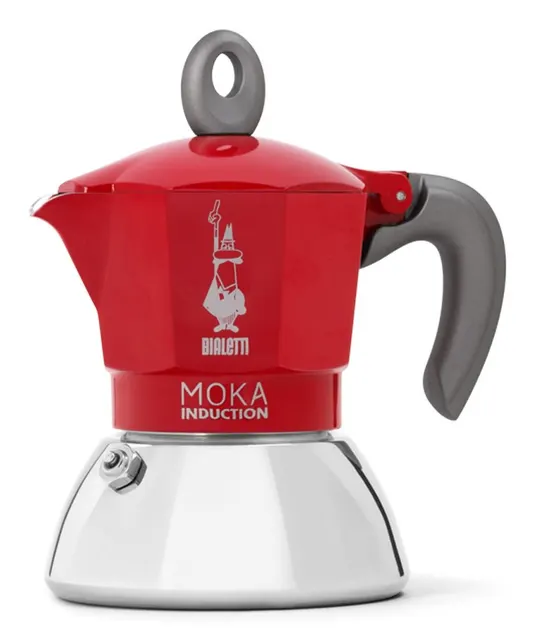 Bialetti kawiarka New Moka Induction 2tz czerwona