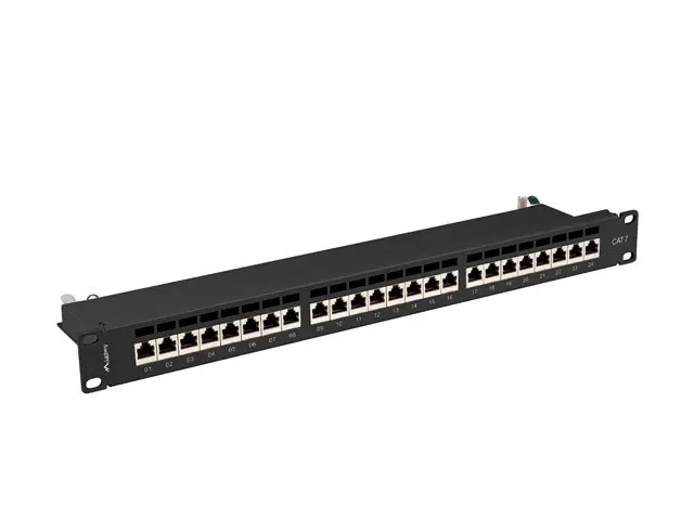 LANBERG PATCH PANEL 19 24 PORT 1U KAT.7 FTP CZARNY PPS7-1024-B