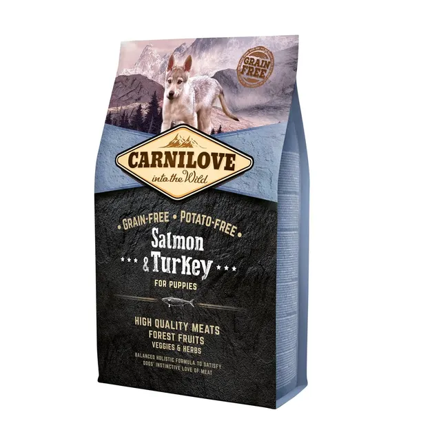 Carnilove Salmon & Turkey For Puppies 4kg