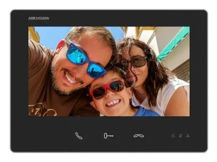 Hikvision DS-KH7300EY-WTE2 wideodomofon 17 8 cm (7 ) Czarny