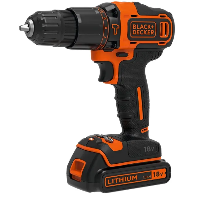 Black & Decker BDCHD18KB-QW wiertło Czarny Pomarańczowy