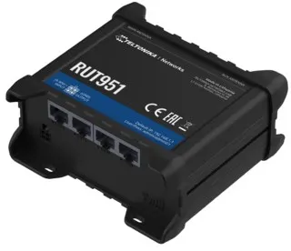 Teltonika Router RUT951 4G LTE Wi-Fi 2xSIM 4xLAN/W