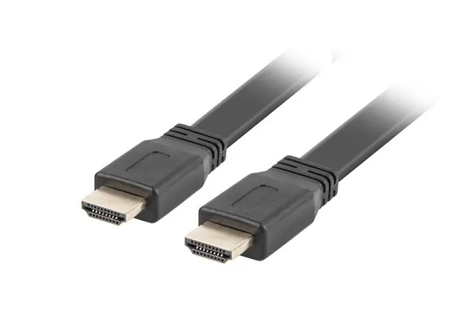Kabel Lanberg CA-HDMI-21CU-0018-BK (HDMI M - HDMI M; 1 8m; kolor czarny)