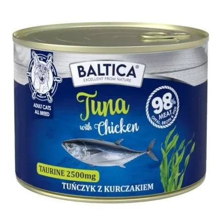 BALTICA EXCELLENT Karma mokra kot Tuna with Chicken (Tuńczyk z kurczakiem) 185g