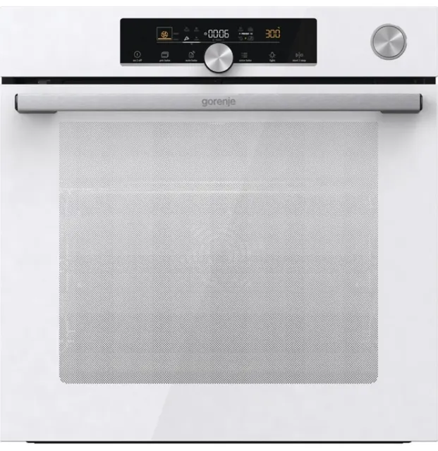 Piekarnik parowy GORENJE BPSA6747A08WG 77 l, pyroliza, funkcja pary, WiFi ConnectLife, biały