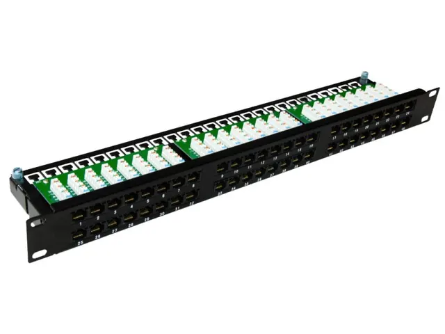 Patch panel A-LAN PK030 (1U; 19 ; kat. 6; UTP; 48xRJ-45)