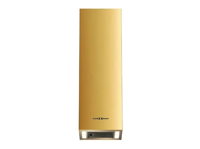 Okap kominowy MAAN Ponza W 830 60 cm, LED, filtry aluminiowe, złoty