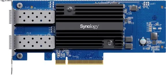 Synology E10G30-F2 2x10GbE SFP+ PCIe 3.0 x8 Low Profile and Full Height