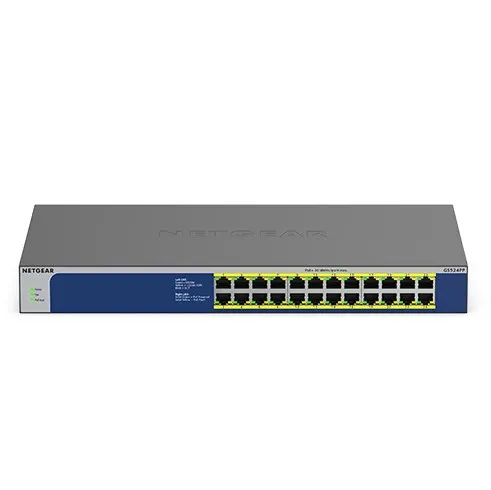 Switch Netgear GS524PP-100EUS 24p PoE 300W (PoE+: 24p) Unmanaged Gigabit