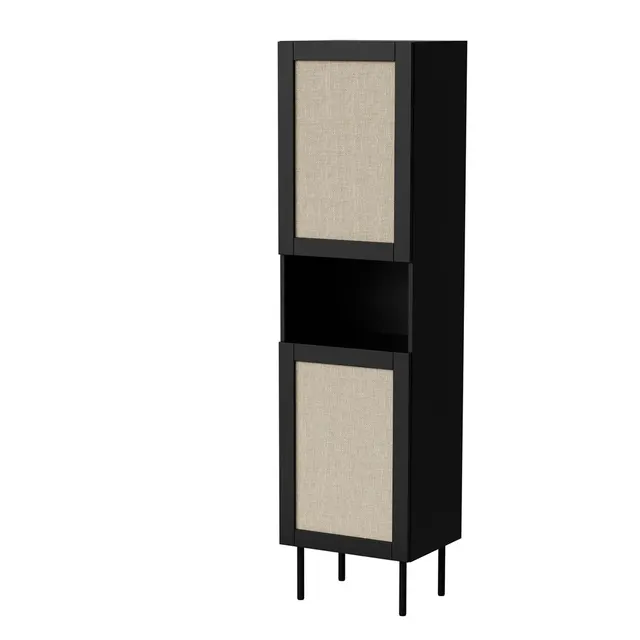 Witryna JUTA 50x39 5x190 czarny + linol calabria