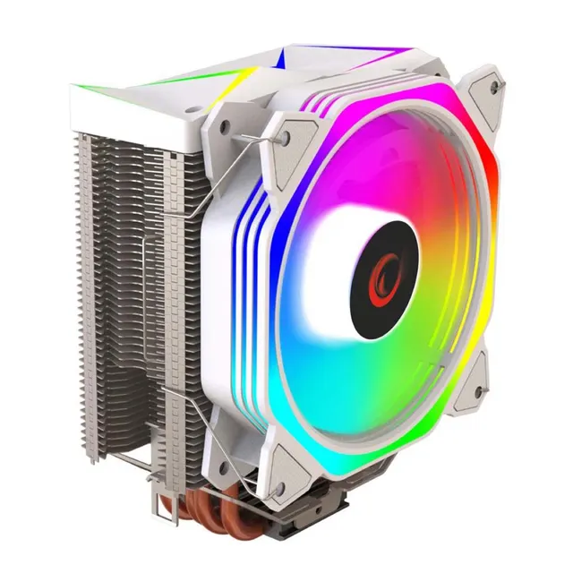 RAMPAGE CHŁODZENIE PROCESORA OCTAGON C50 LGA 1700/AM5 1800RPM WENTYLATOR 120MM ARGB, biały