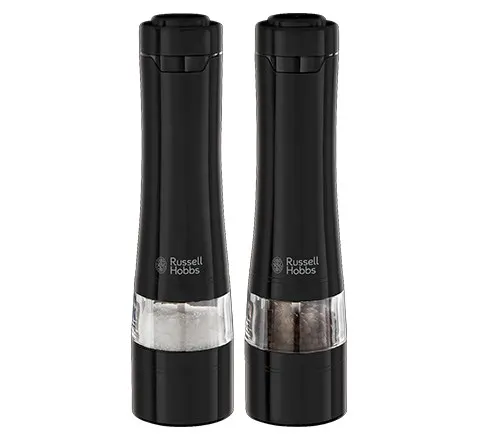 Russell Hobbs 28010-56 shaker do przypraw Czarny Zestaw shakerów do soli i pieprzu