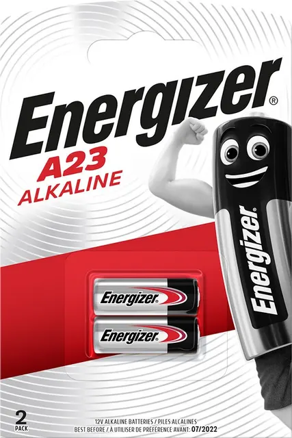 ENERGIZER BATERIA SPECJALISTYCZNA ALKALINE A23 2 SZTUKI 12 V