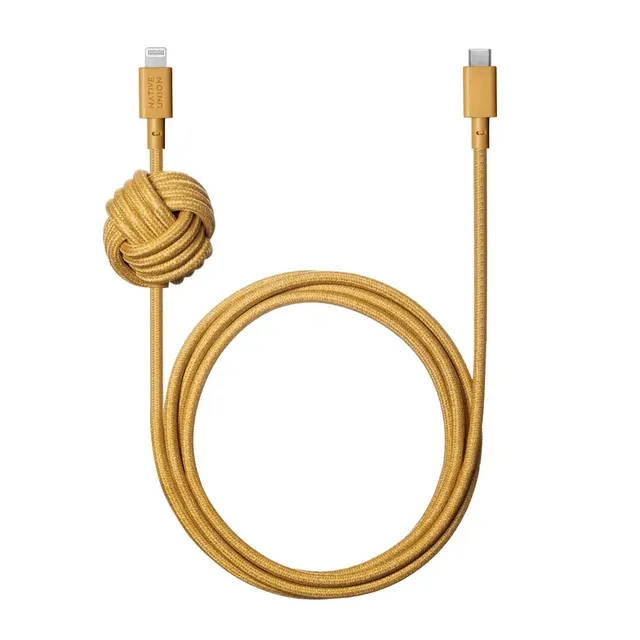 Native Union Night Cable - kabel USB-C - lightning 3 m (kraft)