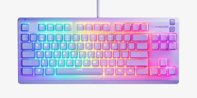 Klawiatura SteelSeries Apex 3 TKL US kolor lawendowy
