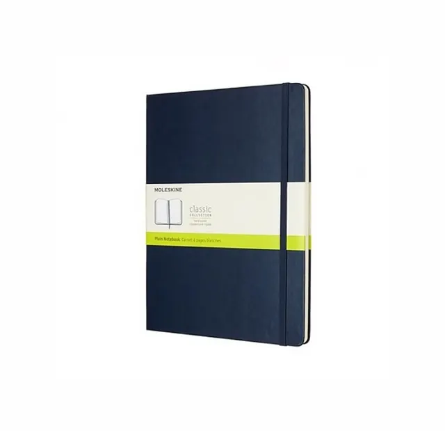 MOLESKINE Notes Classic XL (19x25cm) gładki twarda oprawa sapphire blue 192 strony niebieski