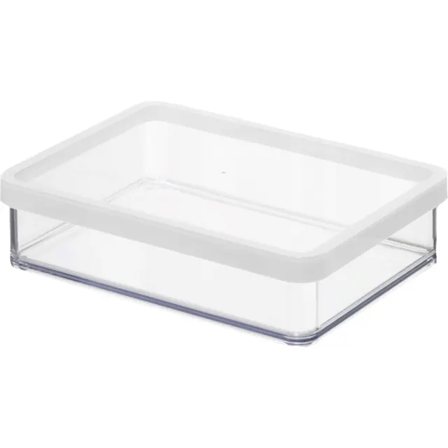 Rotho Pojemnik na przysmaki szeroki 1.0L LOFT transparentny/biały
